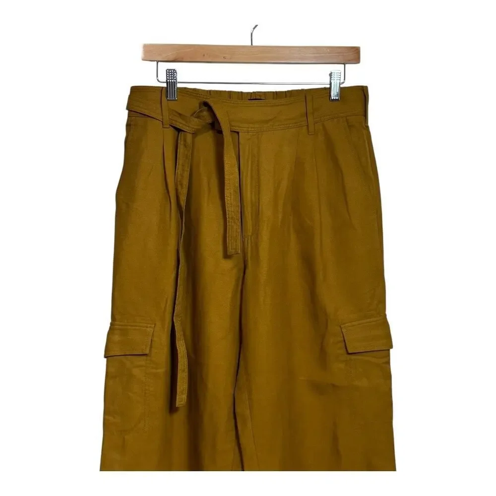 Banana Republic TENCEL LINEN CARGO PANT size‎ 10L